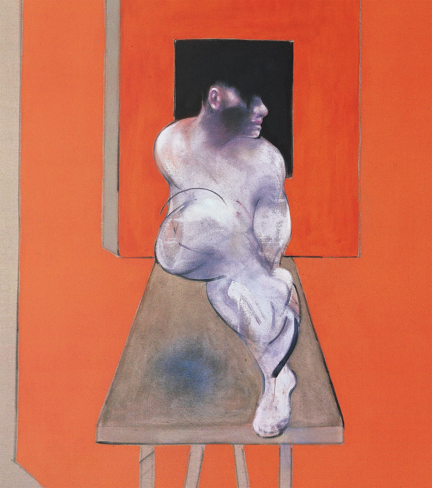 Francis Bacon, Study from the human body Artwork Poster Exclusive Framed Canvas Print