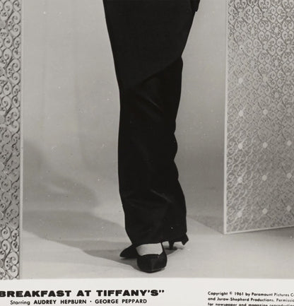 Audrey Hepburn Black and white photo Poster Print Canvas, Breakfast at Tiffany's (1961), Vintage Poster, Advertising Poster