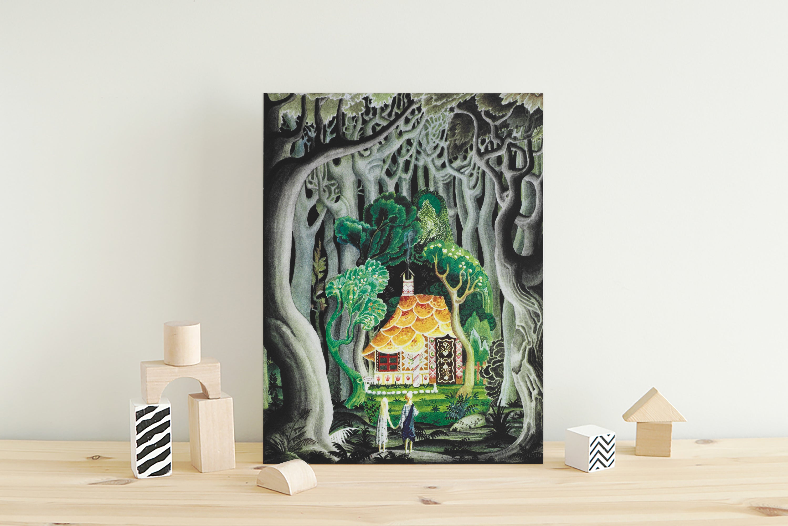 Sleeping Beauty, Grimm's Fairy Tales, Kay Nielsen, Fairy Tale Canvas, Fairy Tales Photo, Wall Art Decoration Poster