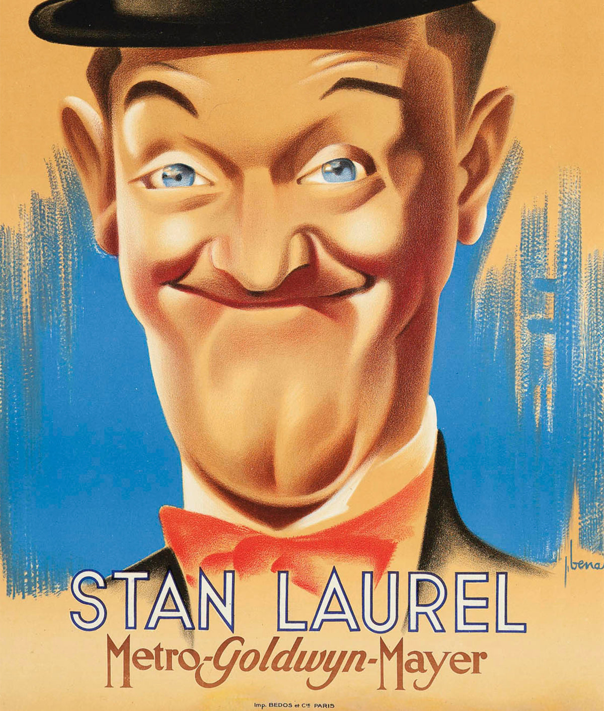 Stan Laurel and Oliver Hardy Circa 1938 MGM Celebrity Movie Poster Print Canvas, Vintage Poster, Film Advertising Poster, Canvas Wall art