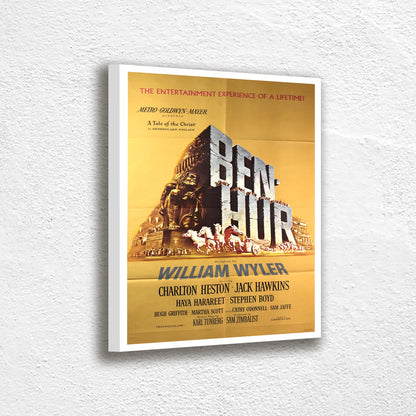 Ben Hur 1959 Advertising Poster Print Canvas, Wall Art, Printable Art, Digital Printable, Modern Art, Abstract Art, Wall art decor Canvas