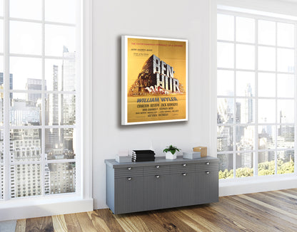 Ben Hur 1959 Advertising Poster Print Canvas, Wall Art, Printable Art, Digital Printable, Modern Art, Abstract Art, Wall art decor Canvas