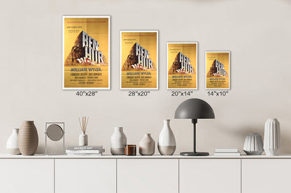 Ben Hur 1959 Advertising Poster Print Canvas, Wall Art, Printable Art, Digital Printable, Modern Art, Abstract Art, Wall art decor Canvas