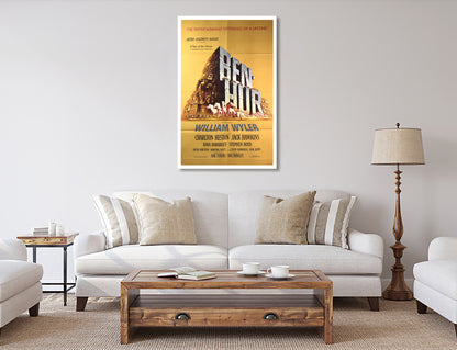 Ben Hur 1959 Advertising Poster Print Canvas, Wall Art, Printable Art, Digital Printable, Modern Art, Abstract Art, Wall art decor Canvas