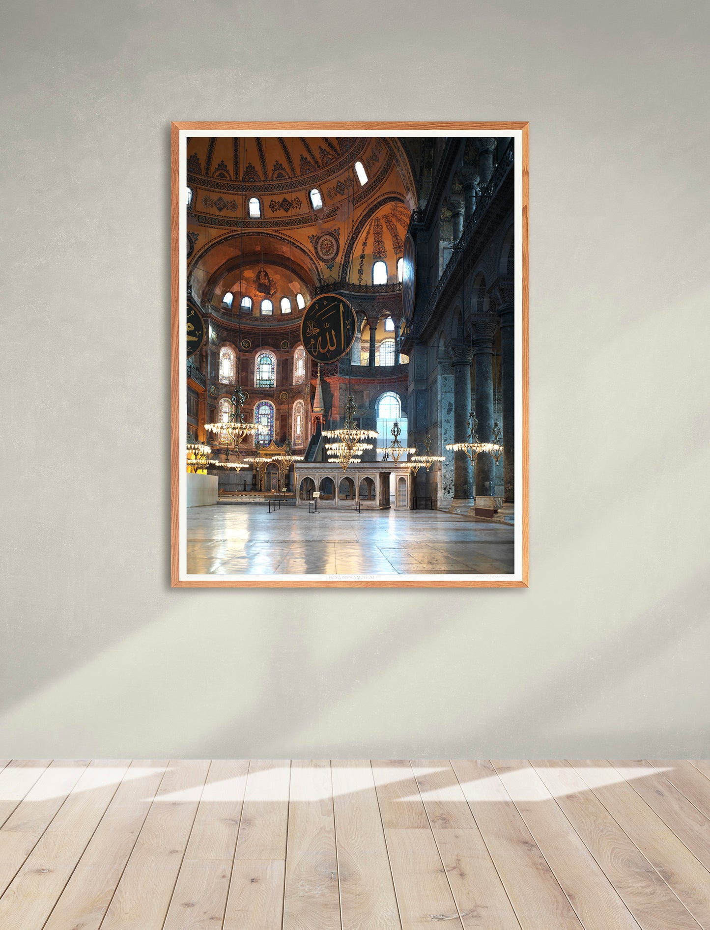 Hagia Sophia Museum, Central Dome Entrance, Byzantine Art, Architecture Poster, Wall Hangings, Home Decor, Gift idea