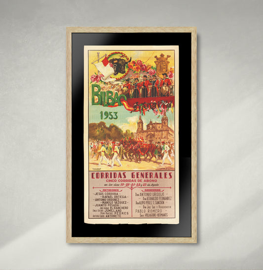 Spanish Bullfighting Vintage Fine Art Print Poster, Lithograph, Matador, Torero, Wall Hangings, Home Decor, Gift ideas