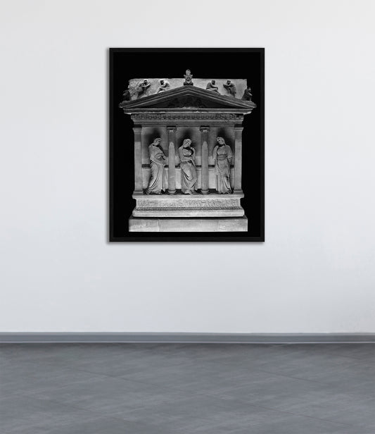 Istanbul Archaeology Museum Fine Art Print Poster, Woman Sculpture Relief Print, Home Decor Gift, Wall Hangings Frame, Gift Ideas