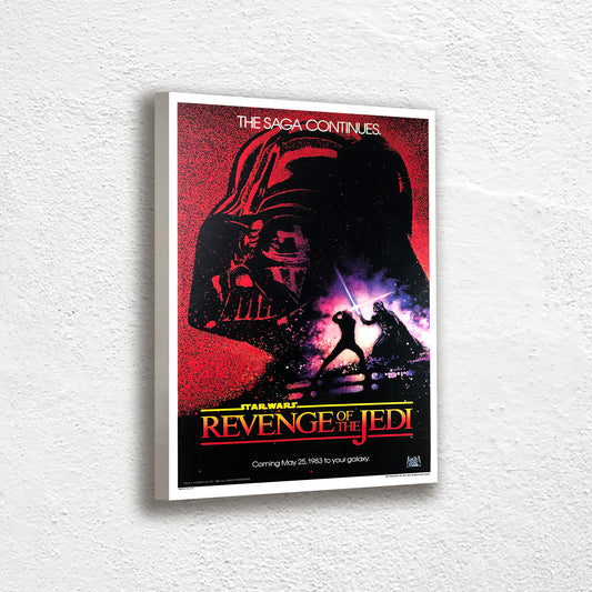 Star Wars Revenge of the Jedi Poster, Jedi-One Sheet Wall Poster, Movie Poster Print Canvas, Modern Art, Wall art decor Canvas