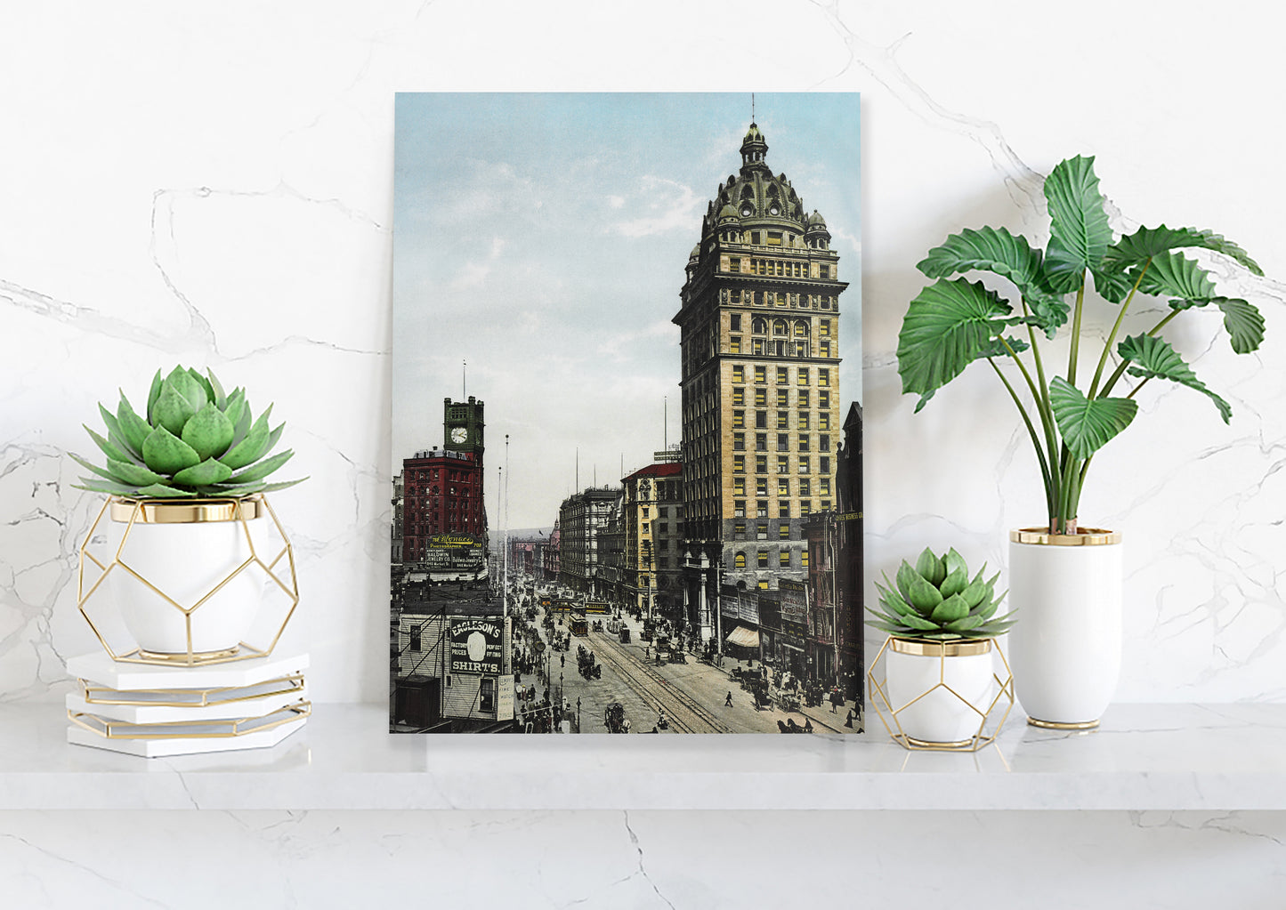 in 1898 San Francisco, Old San Francisco Street Photo Canvas, California Print Wall Art, San Francisco Street Poster, Home Decor Poster