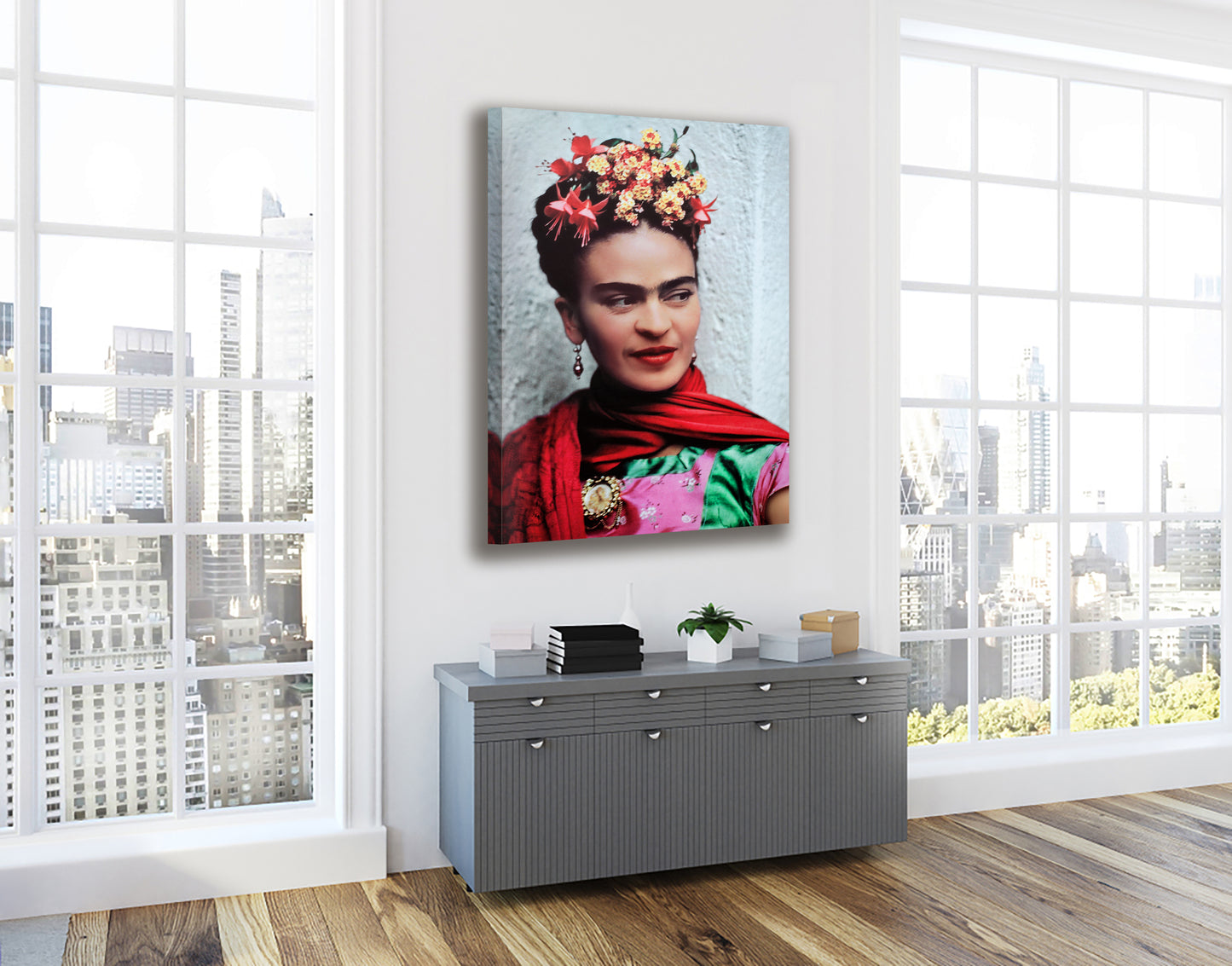 Frida Kahlo Self Portrait Canvas Wall Art Decoration Canvas Printed Canvas, home decor