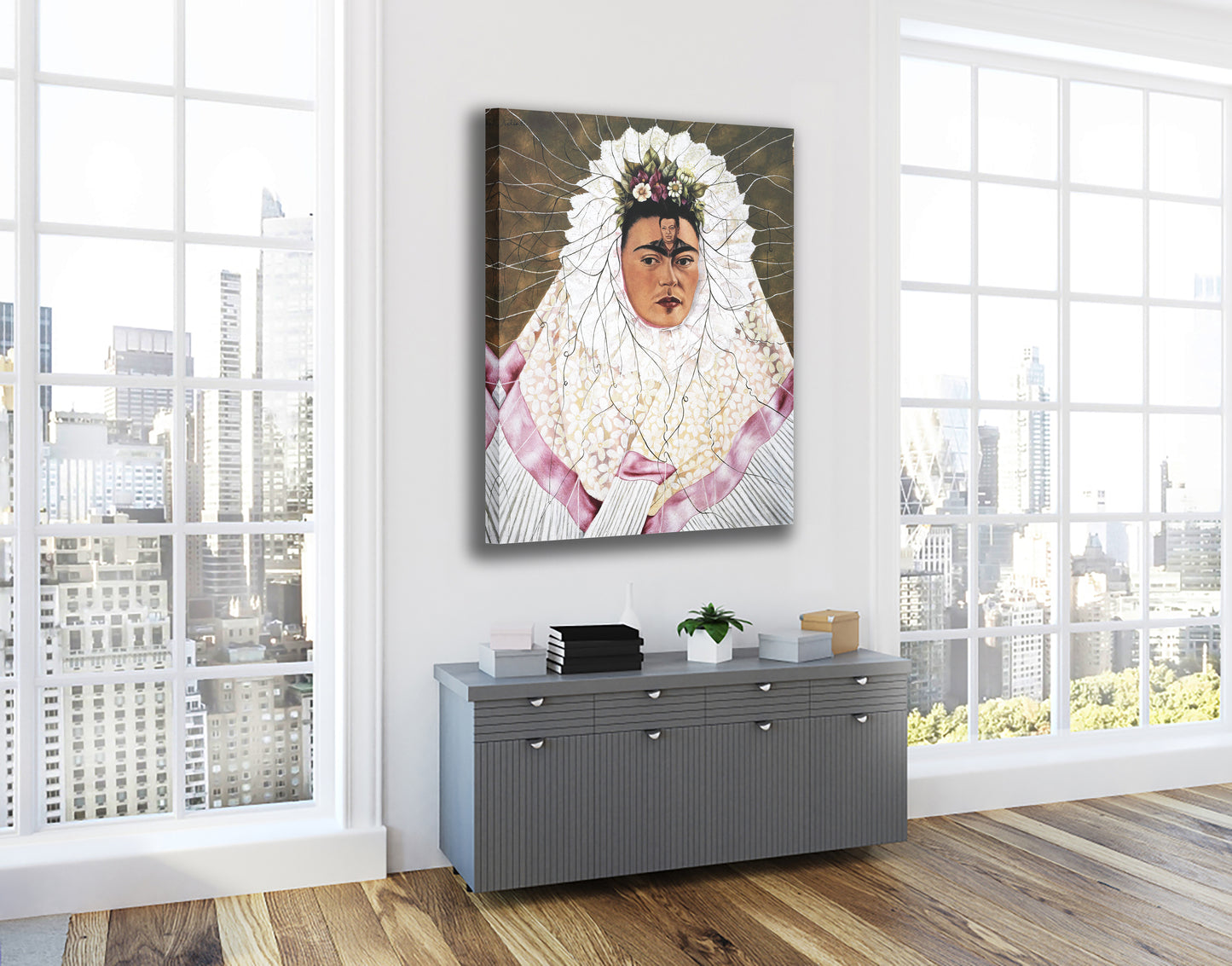 Frida Kahlo Hanging Poster, Canvas Wall Art Decoration, Printed Canvas, home decor, Portrait Poster