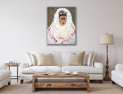 Frida Kahlo Hanging Poster, Canvas Wall Art Decoration, Printed Canvas, home decor, Portrait Poster