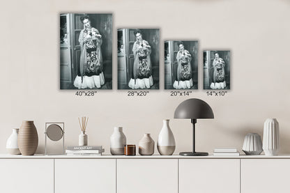 Frida Kahlo Self Portrait Canvas Wall Art Decoration Canvas Printed Canvas, home decor portrait poster