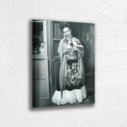 Frida Kahlo Self Portrait Canvas Wall Art Decoration Canvas Printed Canvas, home decor portrait poster