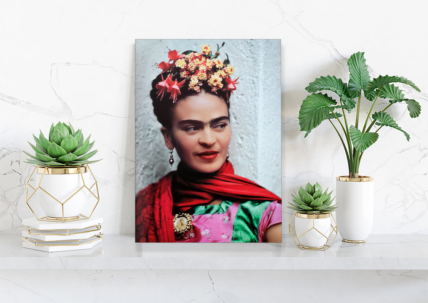 Frida Kahlo Self Portrait Canvas Wall Art Decoration Canvas Printed Canvas, home decor