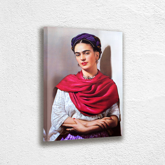 Frida Kahlo Self Portrait Canvas Wall Art Decoration Printed Canvas, home decor Portrait Poster