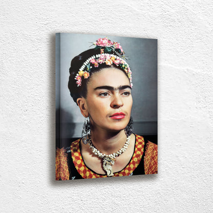 Frida Kahlo Self Portrait Canvas Wall Art Decoration Canvas Printed Canvas, home decor poster