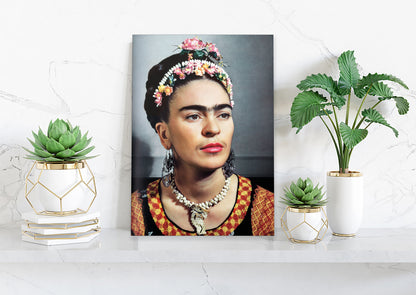 Frida Kahlo Self Portrait Canvas Wall Art Decoration Canvas Printed Canvas, home decor poster