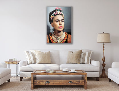 Frida Kahlo Self Portrait Canvas Wall Art Decoration Canvas Printed Canvas, home decor poster