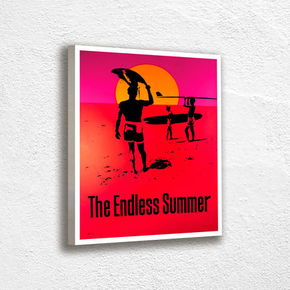 The Endless Summer Retro Movie Poster Print Canvas, Indiana Movie Memorabilia Original US Posters, Modern Art, Wall art decor Canvas